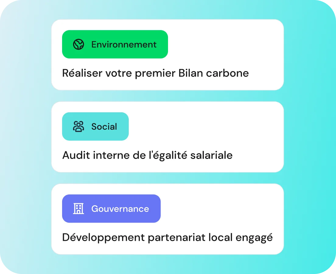 Bibliothèque d'actions